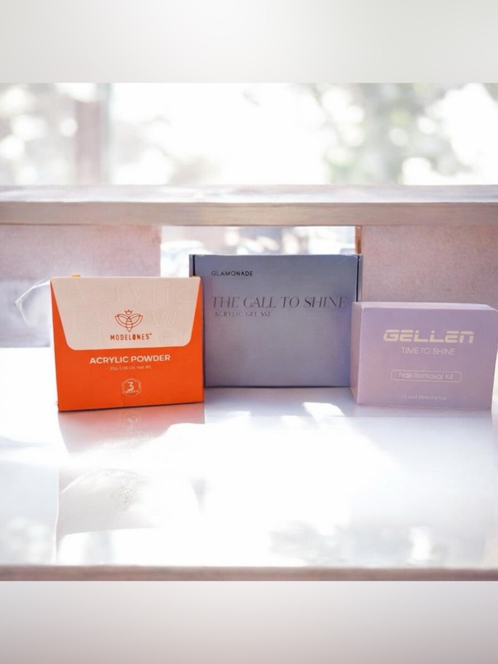 💅 Acrylic Nail Kit Bundle (Modelones, Glamnade, Gellen) Complete Set ✨